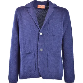 Pánské sako Missoni z bavlny Missoni modrá 3490626