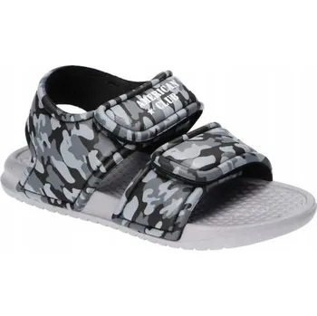 Dívčí sandály American Club dětské sandály pěnové šedé velikost 31