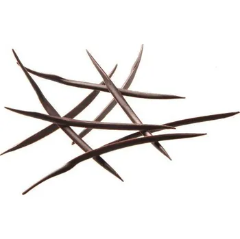 CZ distribuce Čokoládová dekorace Bristle jehličky tmavé (50 g) ▹