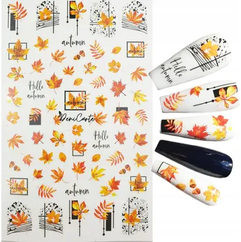 samolepka Samolepicí Samolepky Deni Carte F782 oranžové