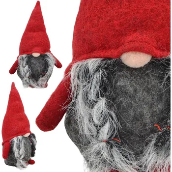 Vánoční dekorace SKRZAT KRASNAL GNOM VÁNOČNÍ 16x13x30CM