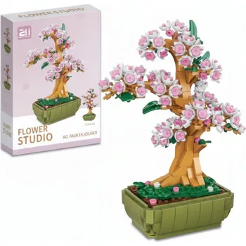 ostatní stavebnice SADA STAVEBNÍCH STAVEBNICE 563 DÍLŮ PRVKY COIL VIŠŇOVÝ KVĚT