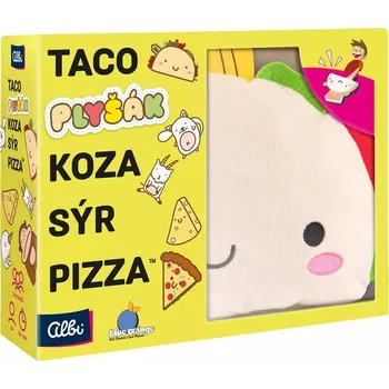 Společenská hra Albi Taco, plyšák, koza, sýr, pizza