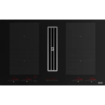 Vinotéka Tento inovativní spotřebič je vybaven černá skleněným odsavačem par s bílá grafikou, výkonným 9rychlostním motorem a automatickou aktivací s indukční varnou deskou. Samotná varná deska se může pochlubit čtyřmi varnými zónami, včetně dvou Flexi zón, a nabí