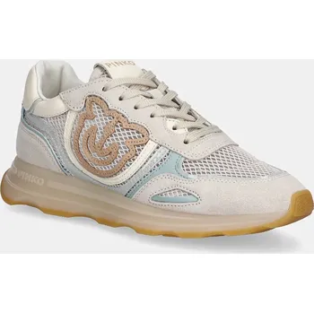 Dámské tenisky Tenisky Pinko Zoe 18B dámské, béžová barva, SS0175P084E5T SS0175.P084.E5T 02X, EUR 37