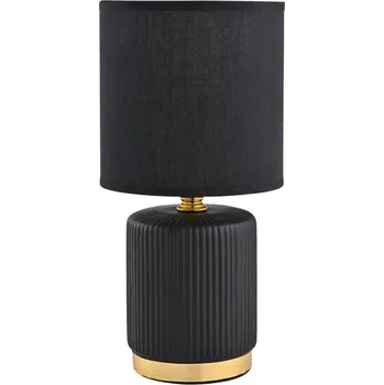 Lampička Zuma Line HS8720-BL - Stolní lampa 1xE14/40W/230V černá/zlatá