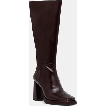 Dámské kozačky Kožené kozačky Jeffrey Campbell Maximal JC.852.1.7 hnědá 88X, EUR 41