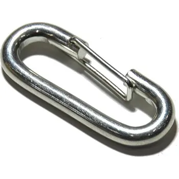 karabina Karabina oválná s pružinou, 6x60mm, Zn