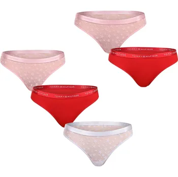 Kalhotky 5PACK dámská tanga Tommy Hilfiger vícebarevná (UW0UW06136 0WK) XS UW0UW06136 0WK Možnost vrácení zboží ZDARMA do 120 dnů!