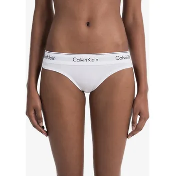 Kalhotky Bílá dámská tanga Thong Strings Calvin Klein Underwear - Dámské Calvin Klein růžová 1394599