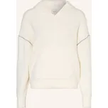 Calvin Klein Dámská Mikina S Kapucí Plush, krémová, 38