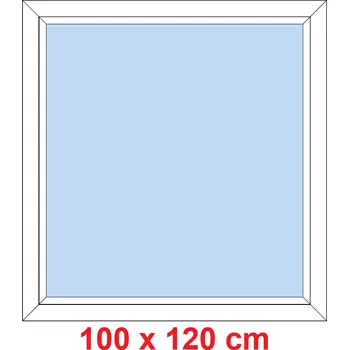Okno Soft Plastové okno 100x120 cm, FIX neotevíravé