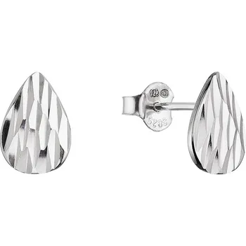 Náušnice Evolution Group Stříbrné náušnice slzy 61097