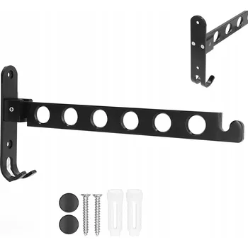 Věšák SKLÁDACÍ VĚŠÁK NA OBLEČENÍ NA ZEĎ 31CM LOFT