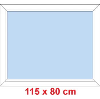Okno Soft Plastové okno 115x80 cm, FIX neotevíravé