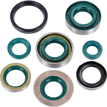 Těsnění pro motocykl NTS Parts Sada gufer 7dílná, guma/kov, černá pro Hercules, KTM, Miele, DKW, Göricke, Gritzner MG00063171