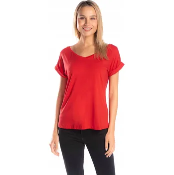 Dámská halenka Golden Queen halenka s krátkým rukávem střih volná velikost 3XL