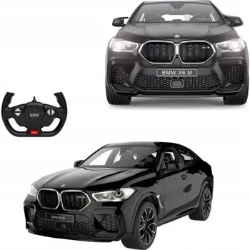 RC model auta DÁLKOVĚ OVLÁDANÉ AUTO RC BMW X6 M 1:14 LED ČERNÉ