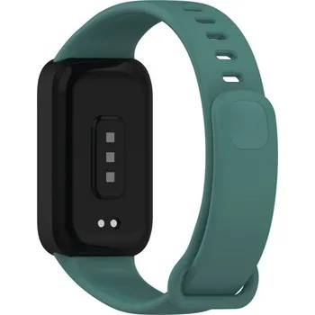 Příslušenství k chytrým hodinkám eses Silikonový řemínek s rámečkem pro Xiaomi Smart Band 9 Active - Zelený