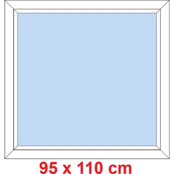 Okno Soft Plastové okno 95x110 cm, FIX neotevíravé