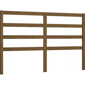 VidaXL Čelo postele, hnědé, 126x4x100 cm