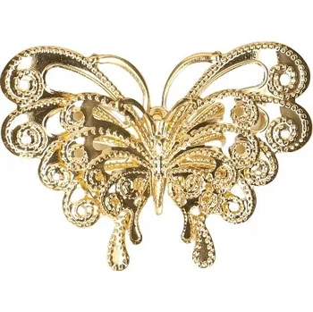 Přívěsek Kovový přívěsek motýl zlatý glamour 1 Ks