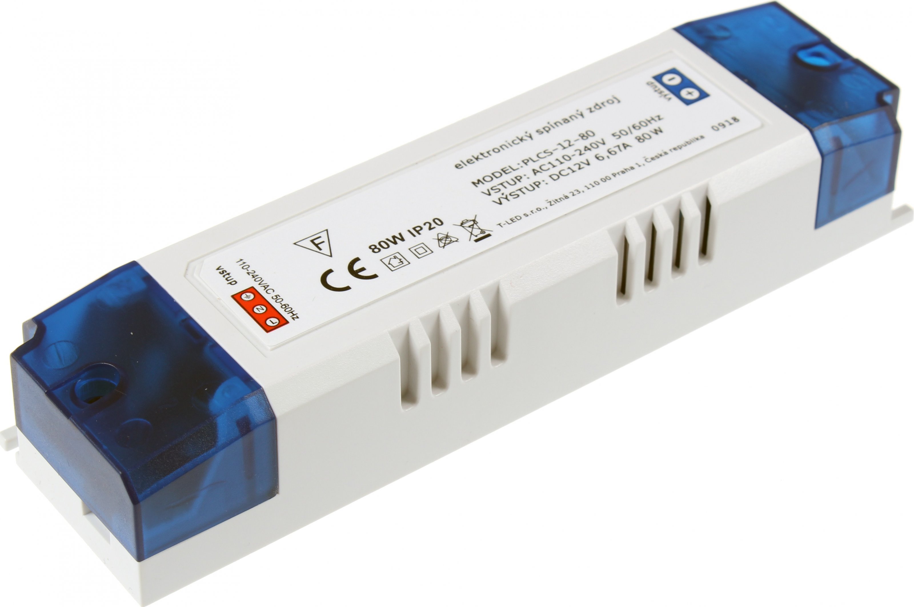 Zdroj PLCS 12V 80W vnitřní