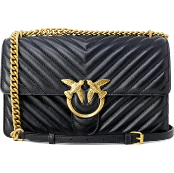 Módní doplněk Elegantní kabelka Pinko Borsa Pinko černá | žlutá 3494414