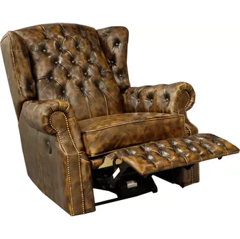 Křeslo Elektrické polohovací křeslo Chesterfield