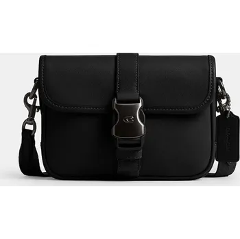 Kabelka Kožená taštička Coach League Crossbody 19 černá barva, CY989 99X, vel. ONE SIZE