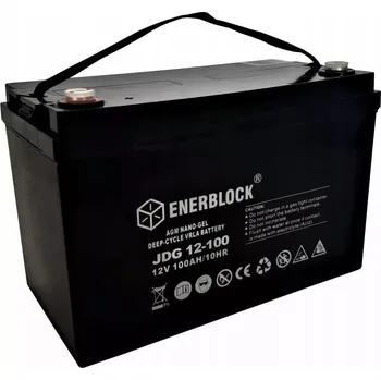 Záložní baterie Gelový akumulátor Enerblock JDG12-100 12V/100Ah