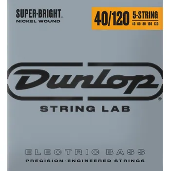 Struna pro kytaru a smyčcový nástroj Dunlop DBSBN40120 Struny pro 5-strunnou baskytaru (Jako nové)
