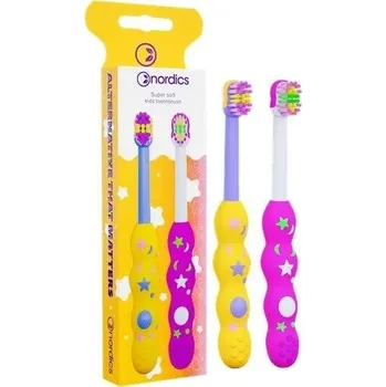 Mezizubní kartáček Nordics Prémiový zubní kartáček pro batolata 2 ks