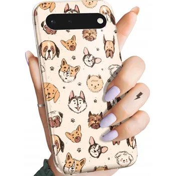 Pouzdro na mobilní telefon Zadní Kryt Hello Case pro Google Pixel 6 béžové