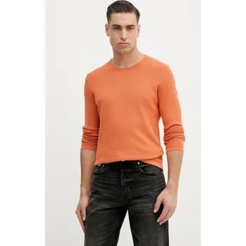 Pánský svetr Bavlněný svetr Joop! pánský, oranžová barva, 30100056 22X, vel. S
