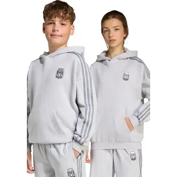 Dámská mikina Dětská bavlněná mikina adidas Originals JW7725 šedá 90X, vel. 170