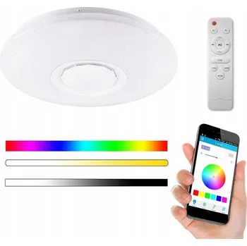Stropní Svítidlo stropní svítidlo LED RGB Aplikace Bluetooth Dálkový Ovladač Reproduktor 60W