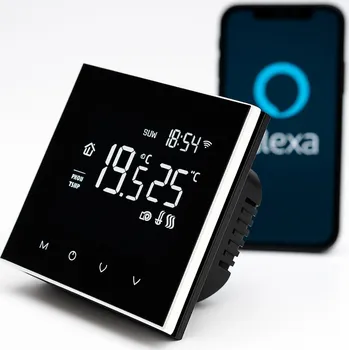 Termostat Chytrý WiFi Termostat 16A pro Úsporné Vytápění Domu - SMART HOME