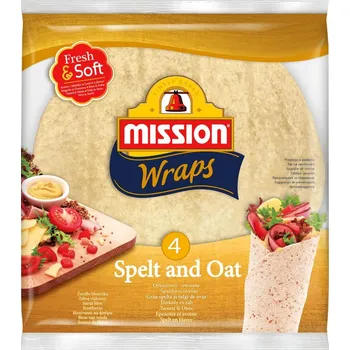 CZ distribuce mission Tortilla špaldový 25 cm 245 g