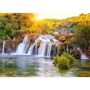 Fototapeta Fototapeta vodopád 3D krajina do ložnice obývacího pokoje tapeta na zeď 400x280