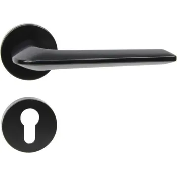 Dveřní kování RK.C4.VERONA.PZ.CE klika na vložku Černá