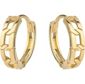 Náušnice Zlaté náušnice 585 kroužky pletené 1,23g