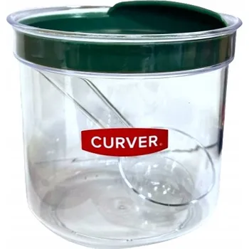 Dóza na potraviny CURVER Nádoba na sypké potraviny s odměrkou 1 l zelená