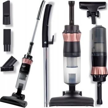 Vysavač Tyčový vysavač Adler AD7049 bezsáčkový 800 W černý, příslušenství HEPA