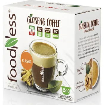 FoodNess Ženšenová káva Classic do Dolce Gusto 10 kusů kapslí