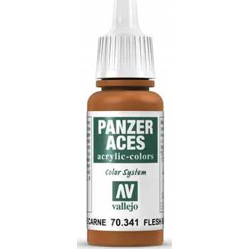 Modelářská barva Barva Vallejo Panzer Aces Flesh Base 17ml 70.341