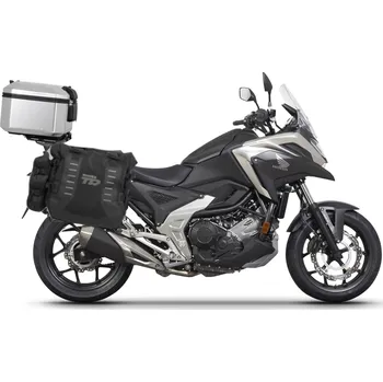 Nosič na motocykl a skútr Kompletná sada sedlových brašní SHAD TERRA TR40 adventure a hliníkového kufra SHAD TERRA 37L vrátane montážnej sady SHAD HONDA NX 750 X 2021-