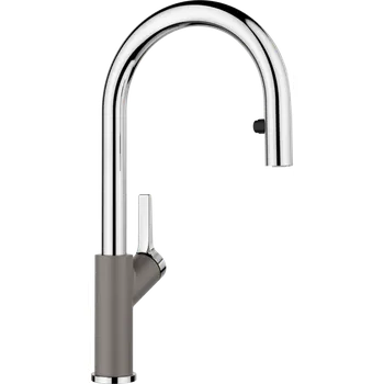 CARENA-S Vario je prémiová vodovodní baterie, která dokonale kombinuje moderní design s výjimečnou funkčností. Její elegantní linie a vysoce kvalitní materiály pozvednou estetiku každé kuchyně. Výsuvná sprchová hadice s pohodlnou funkcí přepínání mezi jem