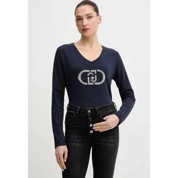 Pánská móda Tričko s dlouhým rukávem Liu Jo TA6053.JS003 modrá 55X, vel. XS