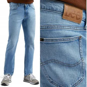 Pánské džíny Lee Daren Zip Fly Regular Fit W32 L32 Powder - Pánské džíny střihu Regular Fit L707ICC24